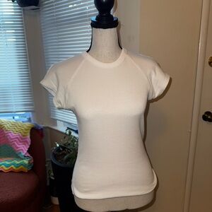 Zara White Short Sleeve Tee